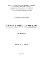 Feminističke perspektive o umjetnoj inteligenciji i novim tehnologijama