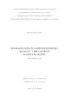 Postkolonijalni mehanizmi prema Balkanu u hrvatskom postsocijalizmu