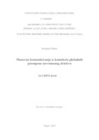 prikaz prve stranice dokumenta Masovno komuniciranje u kontekstu globalnih promjena suvremenog društva