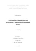 prikaz prve stranice dokumenta Promicanje glazbene kulture aktivnim sudjelovanjem u amaterskom instrumentalnom orkestru 