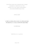 prikaz prve stranice dokumenta Utjecaj oglašavanja na ponašanje potrošača u kulturnom sektoru