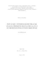 prikaz prve stranice dokumenta Inovacije u internoj komunikaciji: analiza primjene digitalnih alata u suvremenom poslovnom okruženju