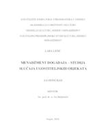 prikaz prve stranice dokumenta Menadžment događaja - studija slučaja ugostiteljskih objekata