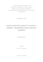 prikaz prve stranice dokumenta Analiza aktivnosti odnosa s javnošću u turizmu - primjer Hrvatske turističke zajednice